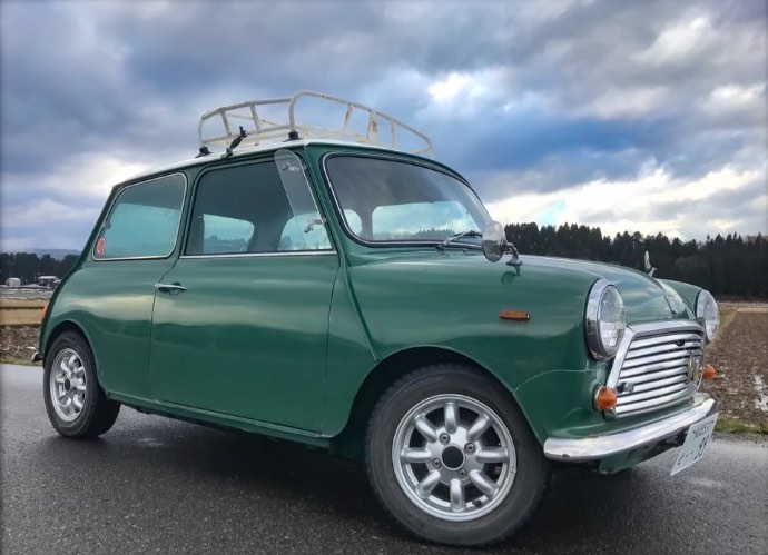 スタッドレスを履いたミニ