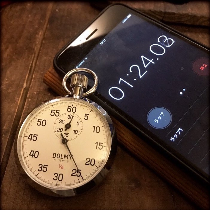 DOLMYのストップウォッチ